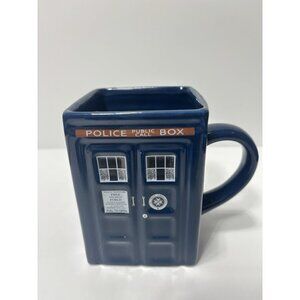 Doctor Who TARDIS 3D Mug Zeon Police Box Ceramic Cup Collectible Mug